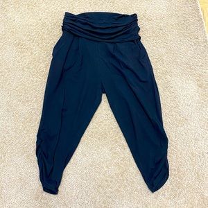 Harem pocket high waist pants